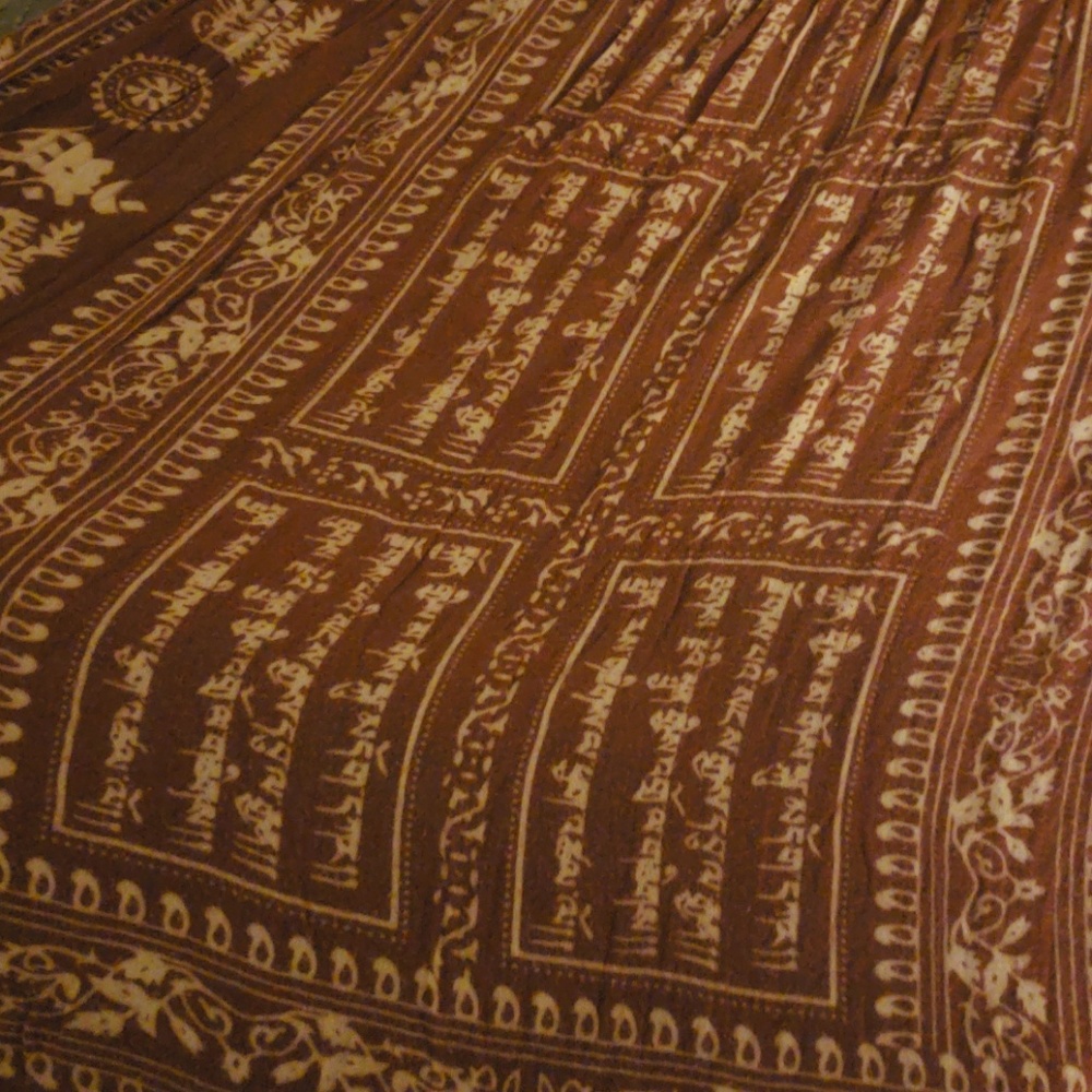 Brown scarf